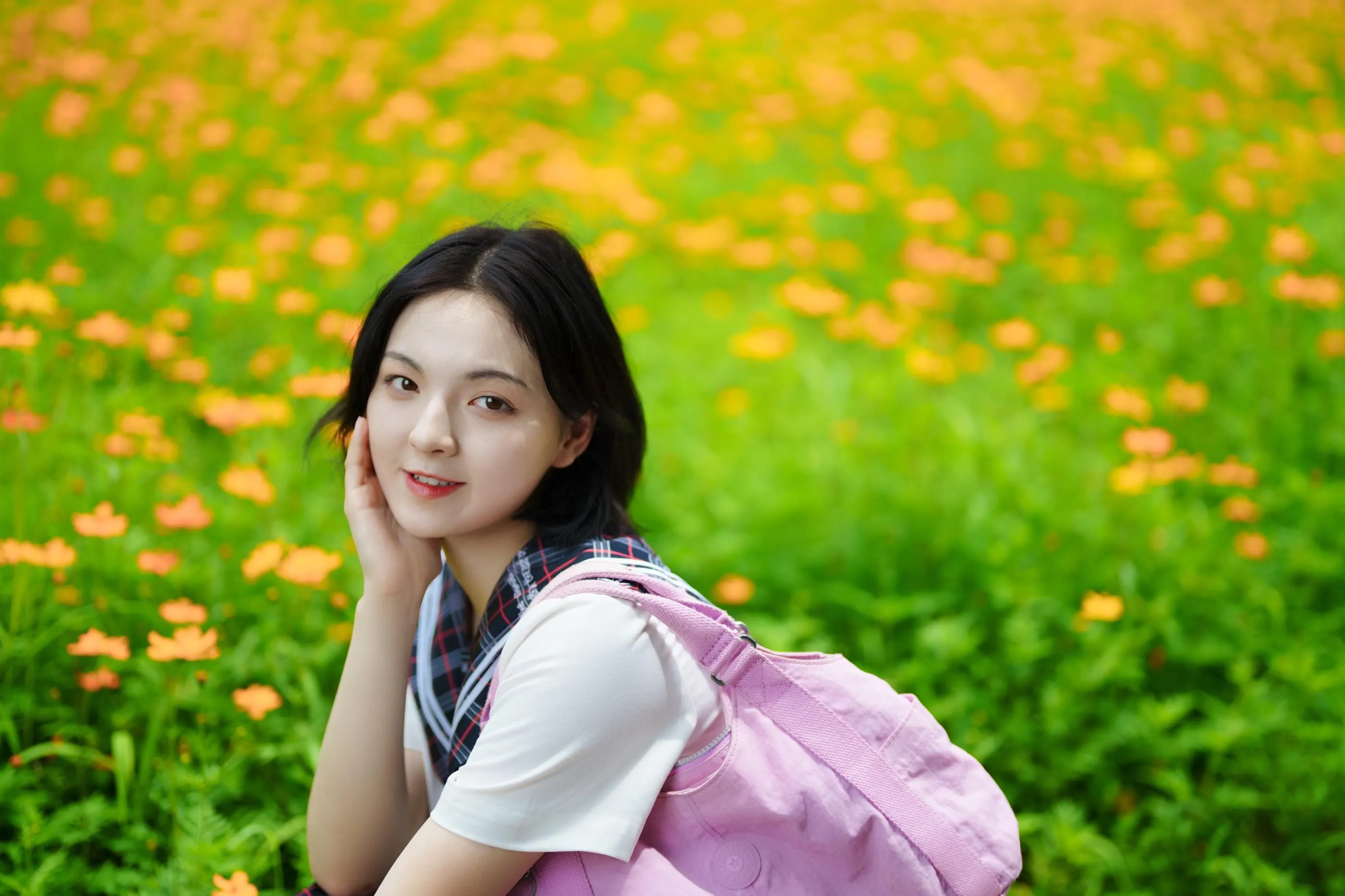 [YITUYU艺图语]2021.11.12 花田里的JK少女 dudu [51P]插图8